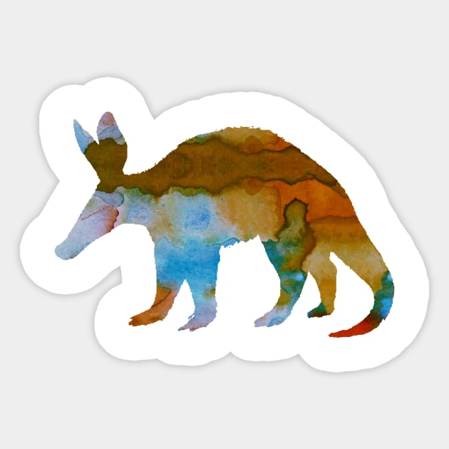Aardvark Sticker by BittenByErmines